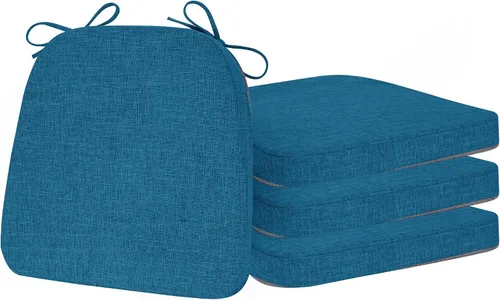 Vista 9 de ELFJOY - Cojines antideslizantes para sillas de comedor, color gris oscuro