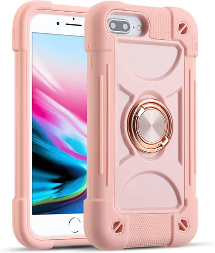 Vista 9 de MARKILL Compatible con iPhone Se3/iPhone Se2, Funda para iPhone 6/6S, Funda para iPhone 7/iPhone 8 de 4.7 Pulgadas con Soporte Anular, Funda