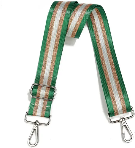 Vista 83 de LVYOUME Correa para bolso, accesorios plateados, correas anchas para bolsa, correa de hombro ajustable para bolsos
