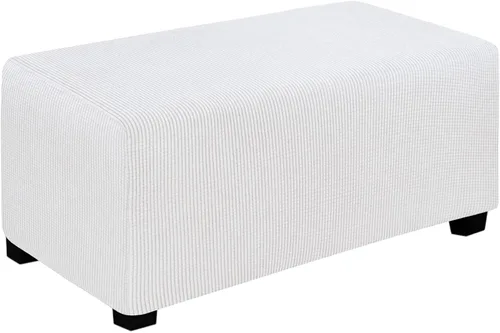 Vista 88 de Easy-Going Funda Elástica para Otomana Taburete de Almacenamiento Plegable Protector de Muebles Funda Rectangular Suave con Parte Inferior Elástica