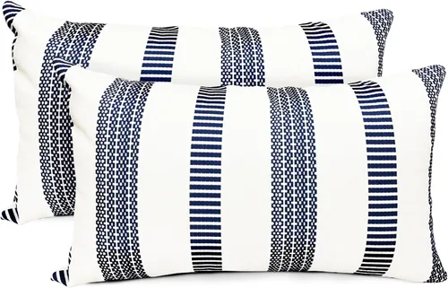 Vista 60 de Juego de 2 fundas de almohada decorativas negras boho 16x16 pulgadas, fundas de almohada de lino modernas estilo bohemia campestre para exteriores