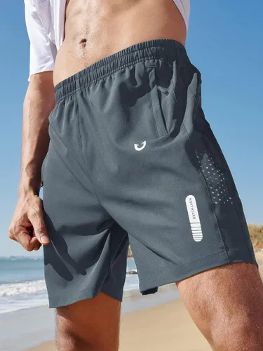 Vista 2 de NORTHYARD Pantalones cortos deportivos ligeros de secado rápido y de 7pulgadas para hombre, para senderismo, deportes, gimnasio, correr