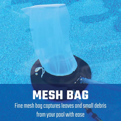 Vista 5 de Valterra Blue Devil B5115 Pro - Bolsa de hojas para piscina con accesorio para manguera de jardín