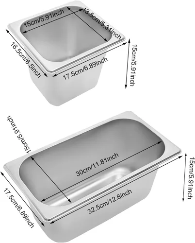 Vista 3 de Calentador de sopa de alimentos de 110 V, 4 sartenes, mesa de acero inoxidable de grado alimenticio, encimera comercial, cafetería de buffet