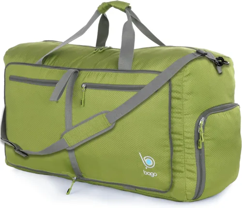 Vista 32 de Bago Travel Duffle Bag for Women & Men. Medium Duffel Bag for Traveling Todo negro