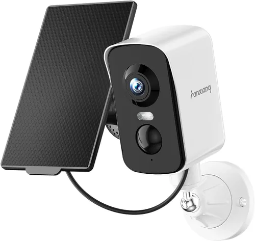 Vista 11 de fanxiang Cámara de seguridad inalámbrica 2K con batería recargable para exteriores, WiFi, rotación panorámica de 300°, detección de movimiento AI
