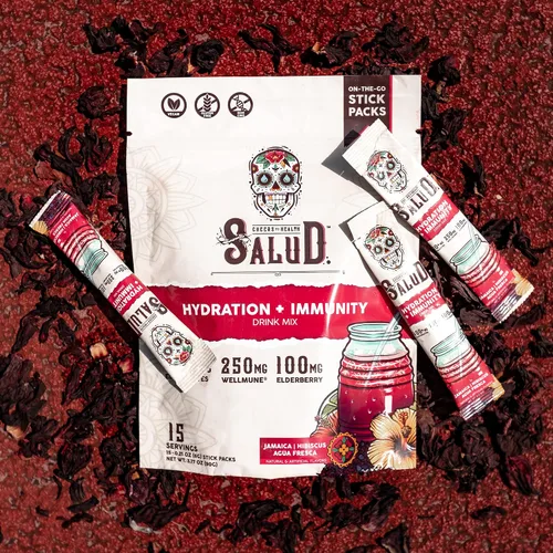 Vista 7 de Salud Variety - Paquete de 3 2 en 1 Calm + Sleep (miel de limón), hidratación + inmunidad (hibisco) y energía + enfoque (sandía de fresa) – 15
