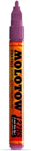 Vista 17 de Molotow ONE4ALL - Marcador de pintura acrílica, 0.059 in, negro metálico, 1 cada uno (127.501)