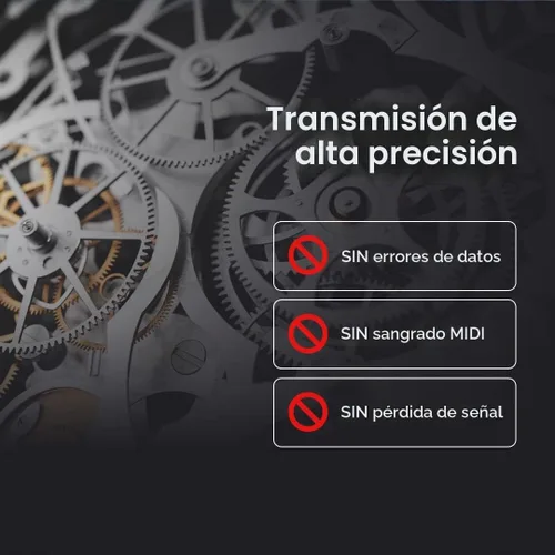 Vista 8 de CME MIDI Thru5 WC - Premium MIDI Thru de 1 a 5 - Transmisión cableada de alta precisión de 1 entrada a 5 salidas con optoacoplador de alta velocidad
