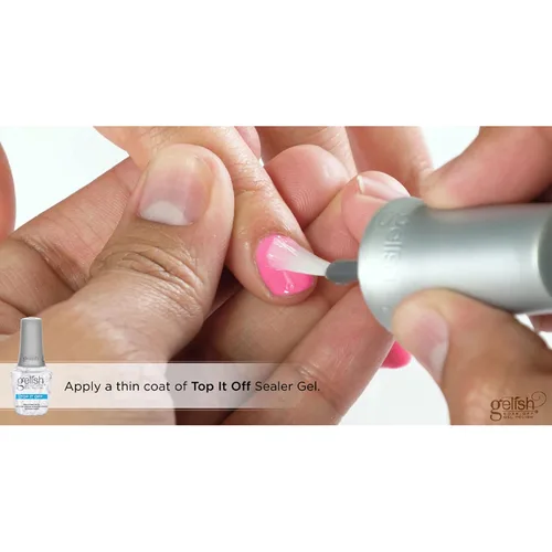 Vista 9 de Gelish Kit de cuidado Basix de esmalte de uñas de gel de 0.5 fl oz con pegado, base, sellador, removedor y limpiador
