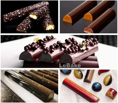 Vista 6 de 8 cavidades palos largos policarbonato PC plástico transparente chocolate molde caramelo cubo de hielo molde sugarcraft hornear moldes DIY panadería