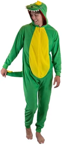 Vista 4 de SLEEPHERO - Pijama de Navidad para hombre, diseño de una sola pieza (estilo mameluco)