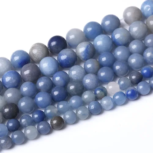 Vista 13 de 6 mm Cuentas redondas sueltas de piedra de sangre africana Cuentas naturales de gemas Cuentas de piedra de energía de cristal para hacer joyas