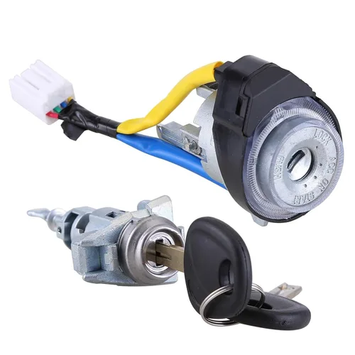 Vista 7 de Juego de cilindros de llave de encendido y cerradura de puerta con 2 llaves compatible con 2 llaves compatibles con 2011-2015 Kia Optima Interruptor