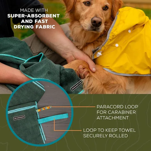 Vista 4 de Wilderdog Bandana para perro con material ligero de malla de mezcla de poliéster de secado rápido en Dakota