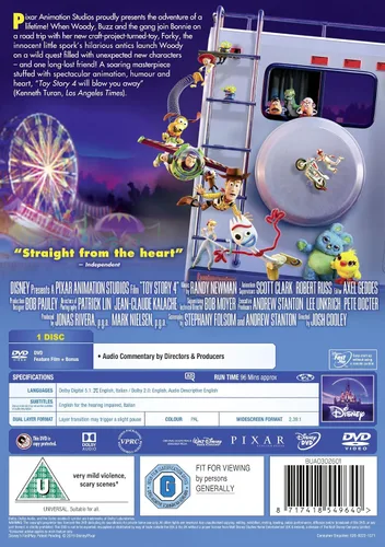 Vista 5 de Toy Story 4 DVD 2019