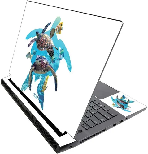 Vista 598 de MightySkins - Skin brillante con purpurina para Alienware M17 R3 (2020) y M17 R4 (2021) - Diversión de los años 90 Acabado duradero con purpurina