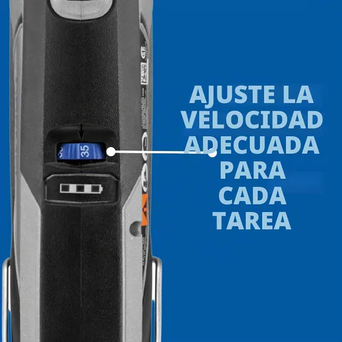 Vista 5 de Kit de herramienta rotatoria inalámbrica de 12V Dremel 8240-5 con velocidad variable y empuñadura cómoda - Incluye paquete de batería de 2AH