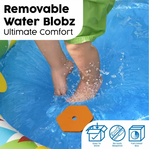 Vista 14 de Bestway Piscina Hinchable Infantil Aprendizaje 120x117x46 cm +4 meses Jardin 52378