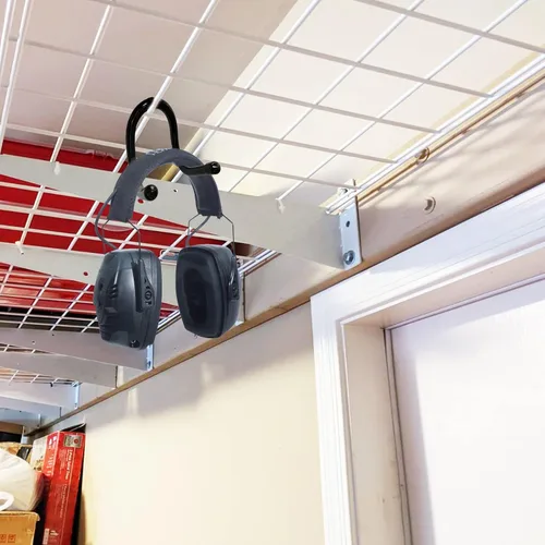 Vista 2 de Soporte universal para cinturón de oído, clip para cinturón de casco duro, clip para cinturón de guante, clip de cinturón de protección auditiva
