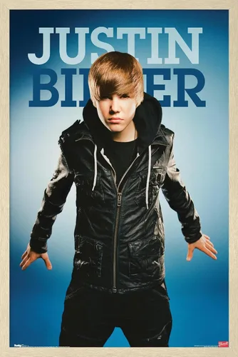 Vista 6 de Trends International Justin Bieber - Fly Wall Poster, 14.725" x 22.375", Barnwood Framed Version
