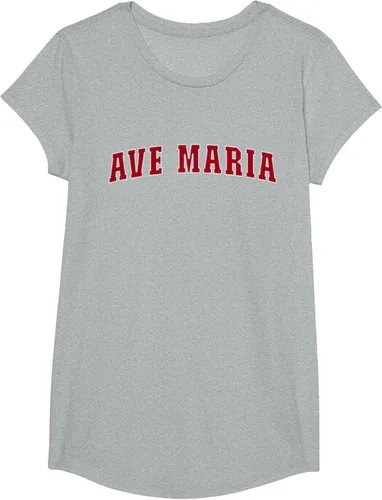 Vista 72 de Ave Maria FL Florida - Camiseta, Negro
