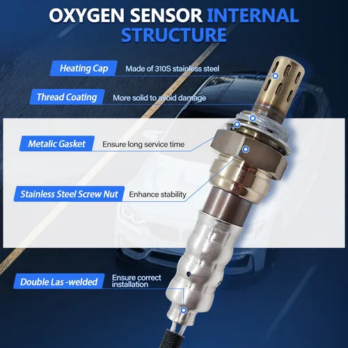 Vista 3 de Maxfavor Sensor de relación de combustible de aire ascendente, sensor de oxígeno O2, repuesto para Maz-da 3 2.0L 2004 2005 2006 2007 2008 2009 solo
