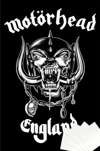 Vista 9 de Motorhead - Music Poster (London - Motörhead) (Size: 24" x 36") (Laminated Poster)