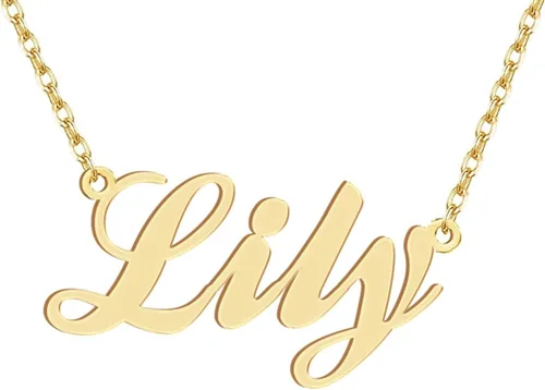 Vista 251 de Personalized Custom Name Pendant Necklace Stainless Steel for Women