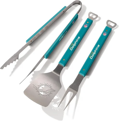 Vista 31 de YouTheFan NFL Spirit Series - Juego de barbacoa de 3 piezas