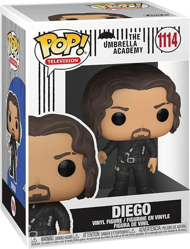 Vista 3 de POP Funko Pop TV: Umbrella Academy: Diego, Figura coleccionable de vinilo, multicolor, talla única