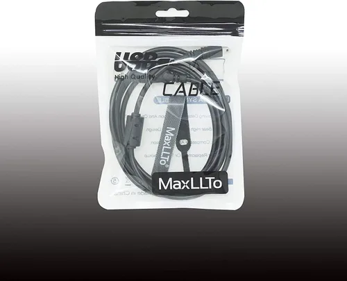 Vista 5 de MaxLL - Cable USB para Leica D-Lux 5, V-Lux 30/40, cable de carga de sincronización de datos 2 en 1 extralargo de 5 pies