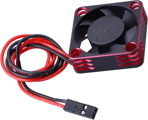 Vista 6 de Ventilador de enfriamiento de motor RC de 1.181 in Disipador de calor Ventilador de enfriamiento ESC de alta velocidad sin escobillas para coche RC