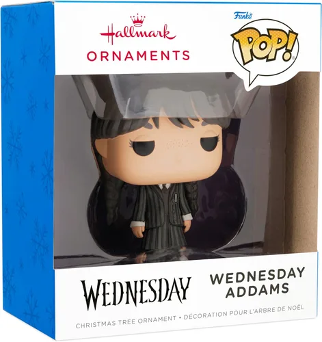 Vista 3 de Hallmark Wednesday Addams Funko POP! Adorno de Navidad