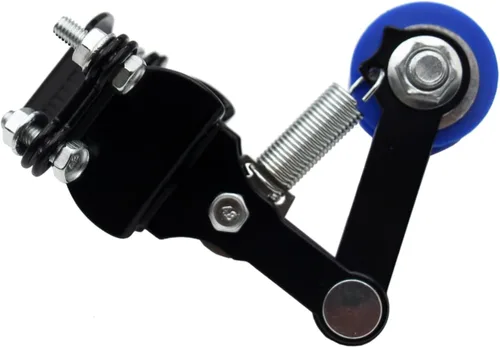 Vista 5 de Conjunto de guía tensor de cadena universal para ATV, mini moto, moto de cross, kart (azul)