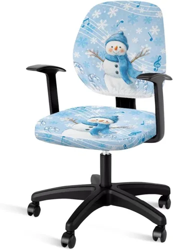 Vista 18 de Autumn Cow Office Chair Cover for Armrest Chairs