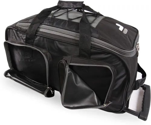 Vista 5 de Fila Bolsa de lona ligera de 22" con ruedas, Negro -, Bolsa de lona ligera de 22" con ruedas