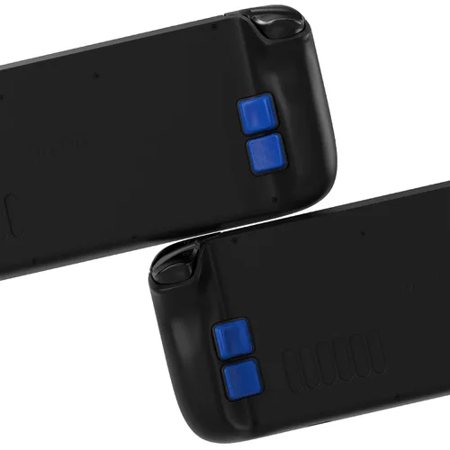 Vista 7 de PlayVital Mix Version - Juego de mejora de botón trasero para Steam Deck LCD, kit de protección de botón de mejora de agarre para Steam Deck OLED