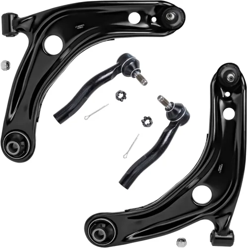 Vista 53 de Detroit Axle - 4 piezas de brazos de control traseros para Ford C-Max, Focus, Mazda 3 5, Volvo C30, C70, S40, V50, 4 brazos de control superiores e