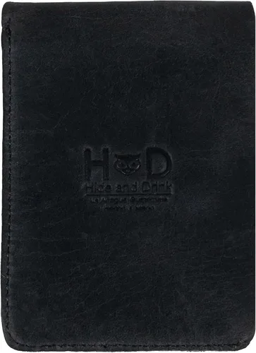 Vista 26 de Hide & Drink, Cartera vertical con bolsillo frontal con ranura para tarjetas, almacenamiento compacto para billetes, tarjetero, cuero de grano