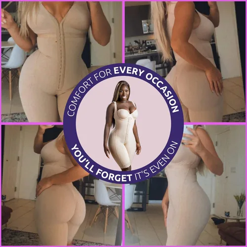 Vista 7 de Snatched Body Post Surgery Stage 1 Faja - Without Bra Fajas Colombianas Moldeadoras for BBL - Compression ShapewearGarment