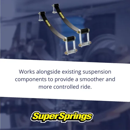 Vista 3 de SuperSprings SSA46 Black SuperSpring, paquete de 2