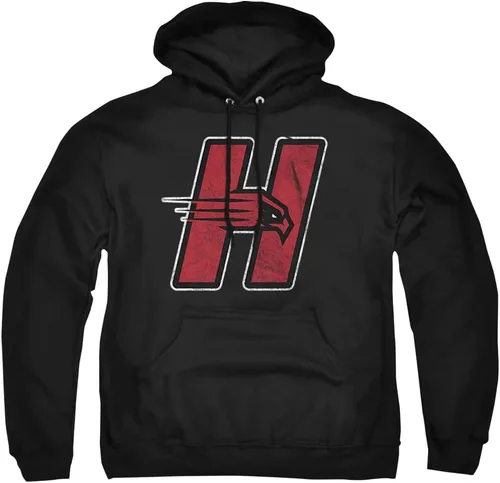 Vista 39 de Distressed College Primary Logo Adult Pullover Hoodie Collection 1 Universidad Estatal de Albany