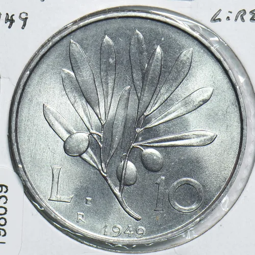 Vista 2 de Collectible Coin Italy 1949 10 Lire 198039