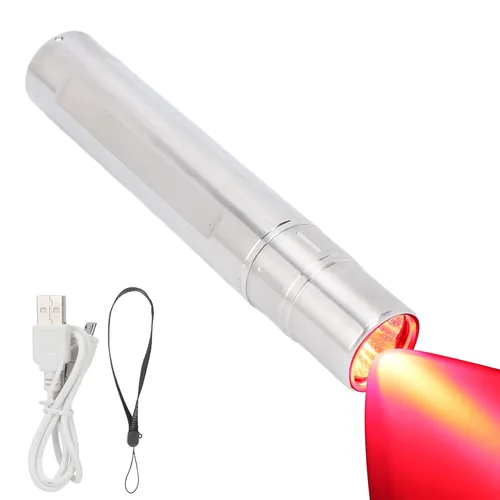 Vista 6 de Lámpara de terapia de luz roja LED, alivio del dolor, dispositivo de terapia infrarroja portátil, 630 nm, 660 nm, 850 nm, profundidad en la piel