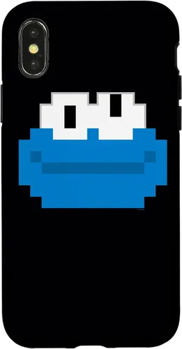 Vista 4 de Funda para iPhone 14 Sesame Street 8-Bit Cookie Monster