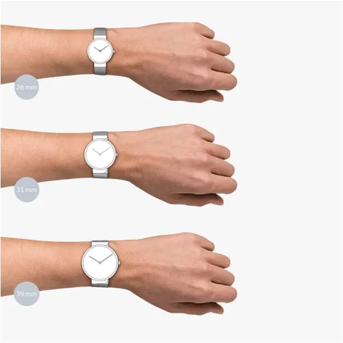Vista 2 de BERING Reloj Time 32230-448 Ceramic Collection con correa de piel y cristal de zafiro resistente a los arañazos. Diseñado en Dinamarca., NegroPlata