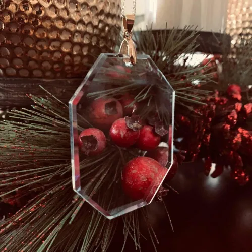 Vista 4 de LaserGram Adorno de Navidad, la tía más grande del mundo, grabado personalizado incluido (forma de rectángulo)