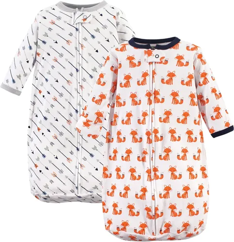 Vista 10 de Hudson Baby Saco de dormir unisex de algodón con manga larga para bebé, saco, manta