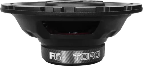 Vista 5 de Toro Audio F6 - Altavoces coaxiales de 3 vías para automóvil de 6.5 pulgadas Par de alta eficiencia de 120 W pico/60 W RMS, tweeters de 0.512 in